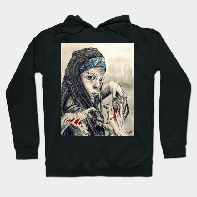 Michonne Hoodie by RG Illustration